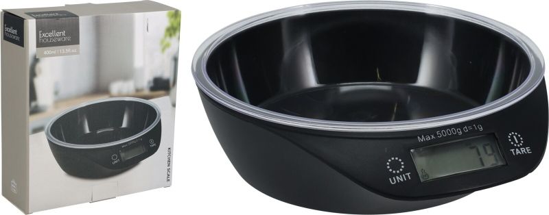Excellent Houseware Keukenweegschaal Met Mengkom